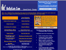 Tablet Screenshot of hollyeats.com